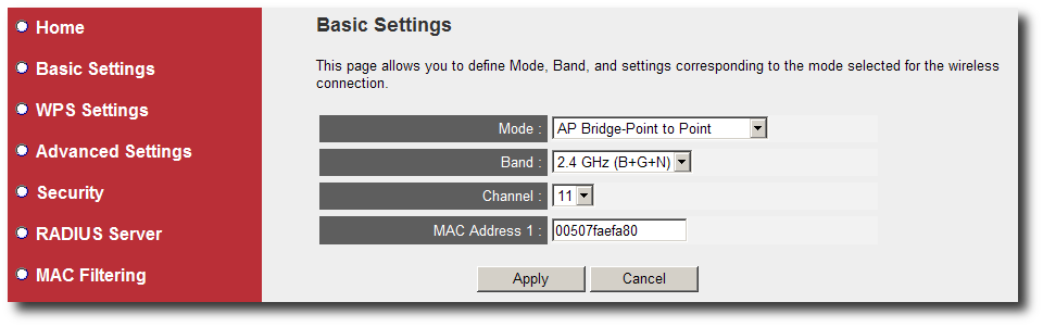 AP Bridge-Point to Point