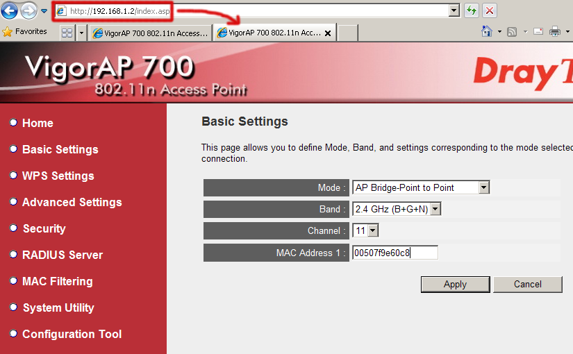 Configure other AP-700