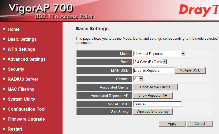 Basic Settings