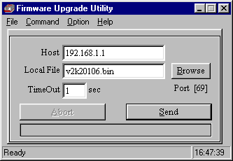 Vigor TFTP Utility