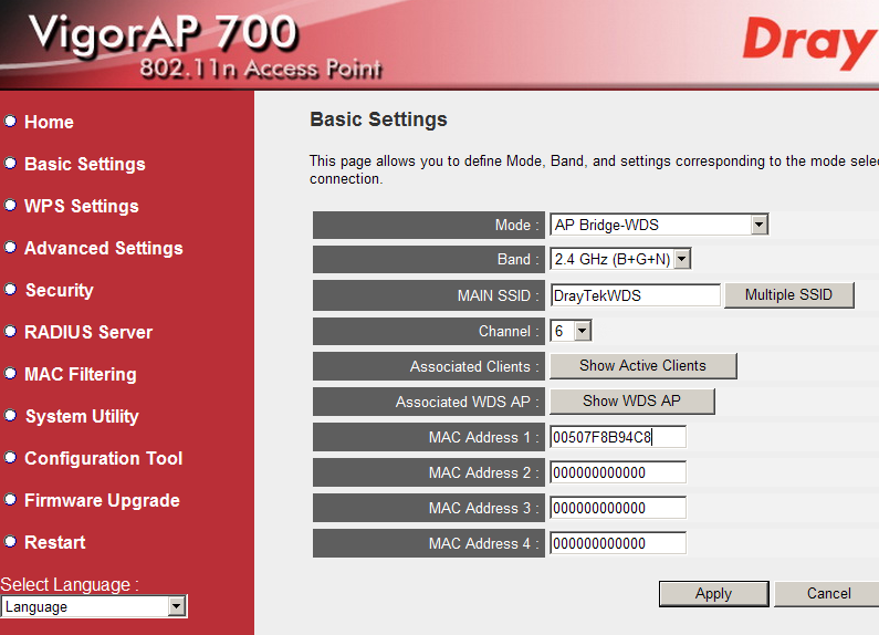 Basic Settings