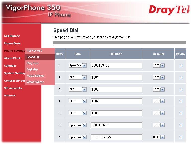Speed Dial