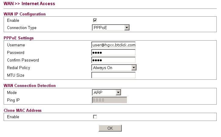 PPPoE Setup